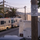 A vehicle home is parked in Bayview.