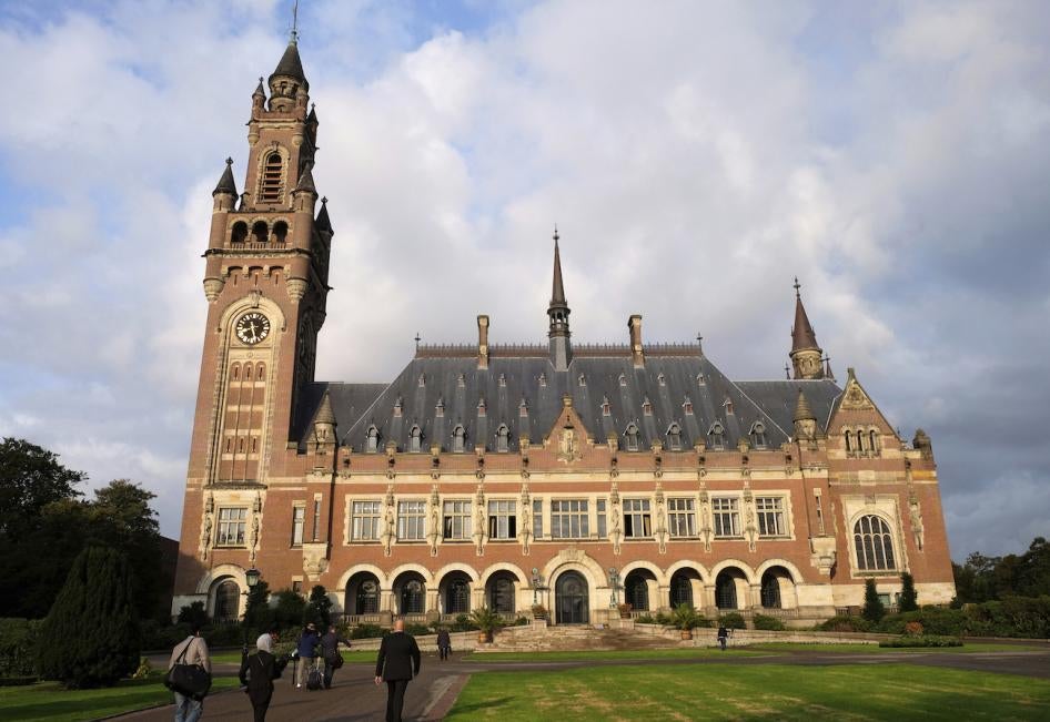 The International Court of Justice in The Hague, Netherlands, August 27, 2018.