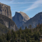 Half Dome was originally called “Tis-sa-ack,” meaning “Cleft Rock” in the language of the Ahwahnechee People, one of the seven tribes that lived in Yosemite. John Muir referred to the iconic monolith by its native name and Half Dome interchangeably. The mountain is prominently visible from Highway 120, a road leading up to the Hetch Hetchy Reservoir.