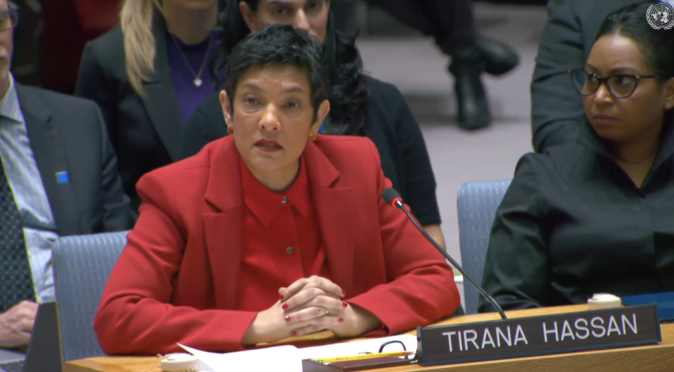 Remarks Delivered at a UN Security Council Meeting on Haiti by Tirana Hassan, Executive Director at Human Rights Watch. 